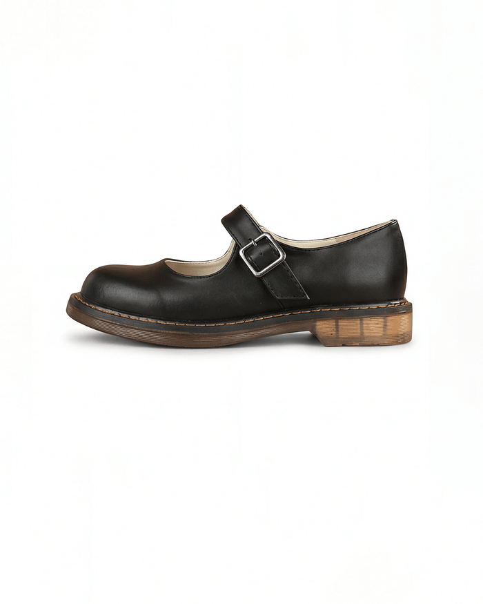 Women’s Mary Jane Flats with Buckle Strap