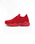 Women’s Knit Lace-Up Running-Style Sneakers