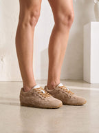 Women’s Retro Suede-Look Low-Top Sneakers