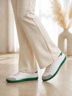 Women’s Minimalist Lace-Up Low-Top Sneakers