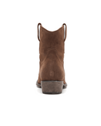 Women’s Suede-Look Ankle Boots with Low Heel