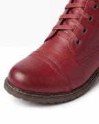 Women’s Lace-Up Knee-High Combat Boots