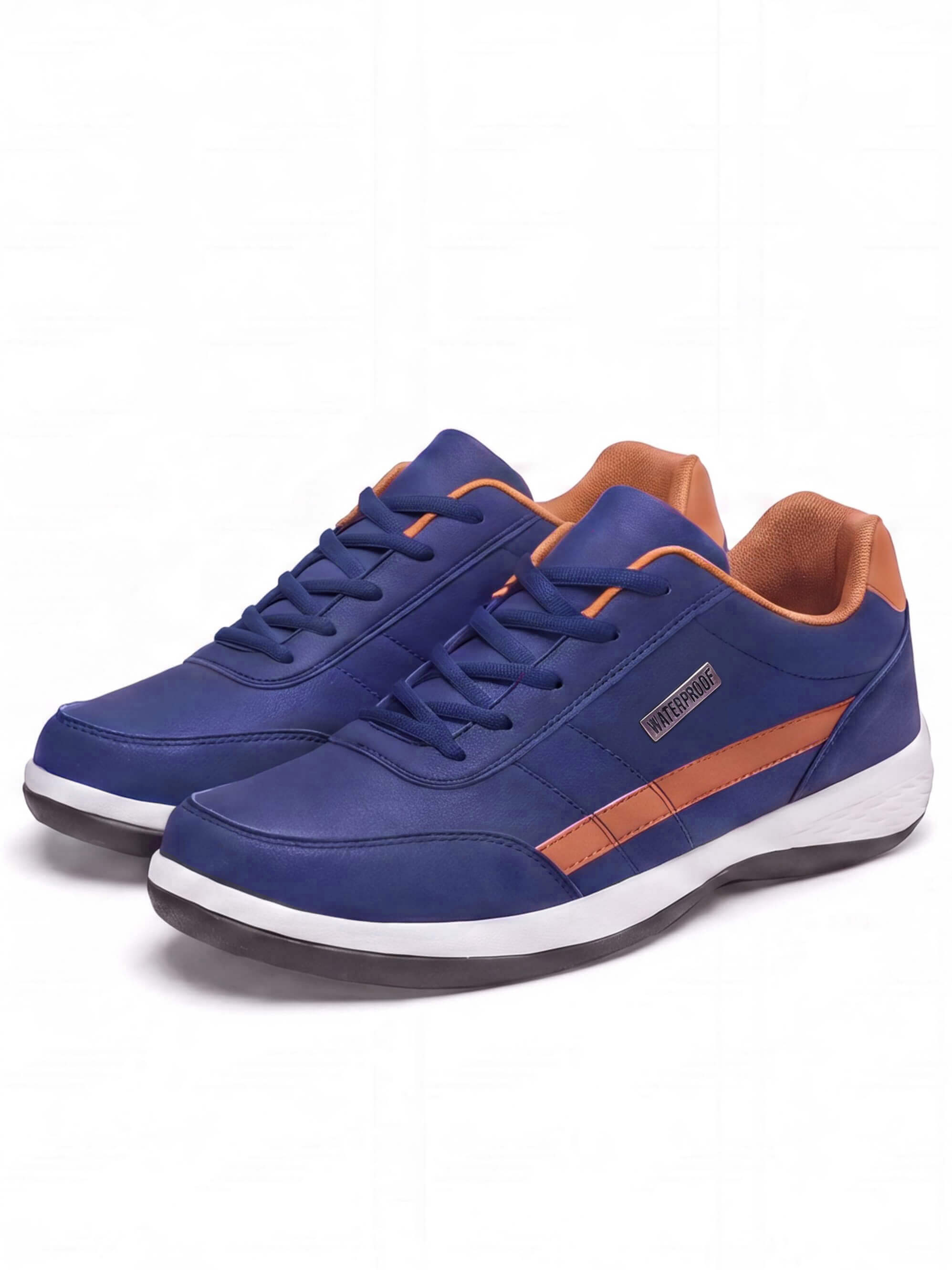 Women’s Panelled Lace-Up Casual Sneakers