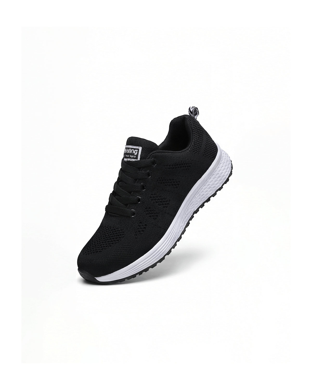 Women’s Knit Lace-Up Running Sneakers
