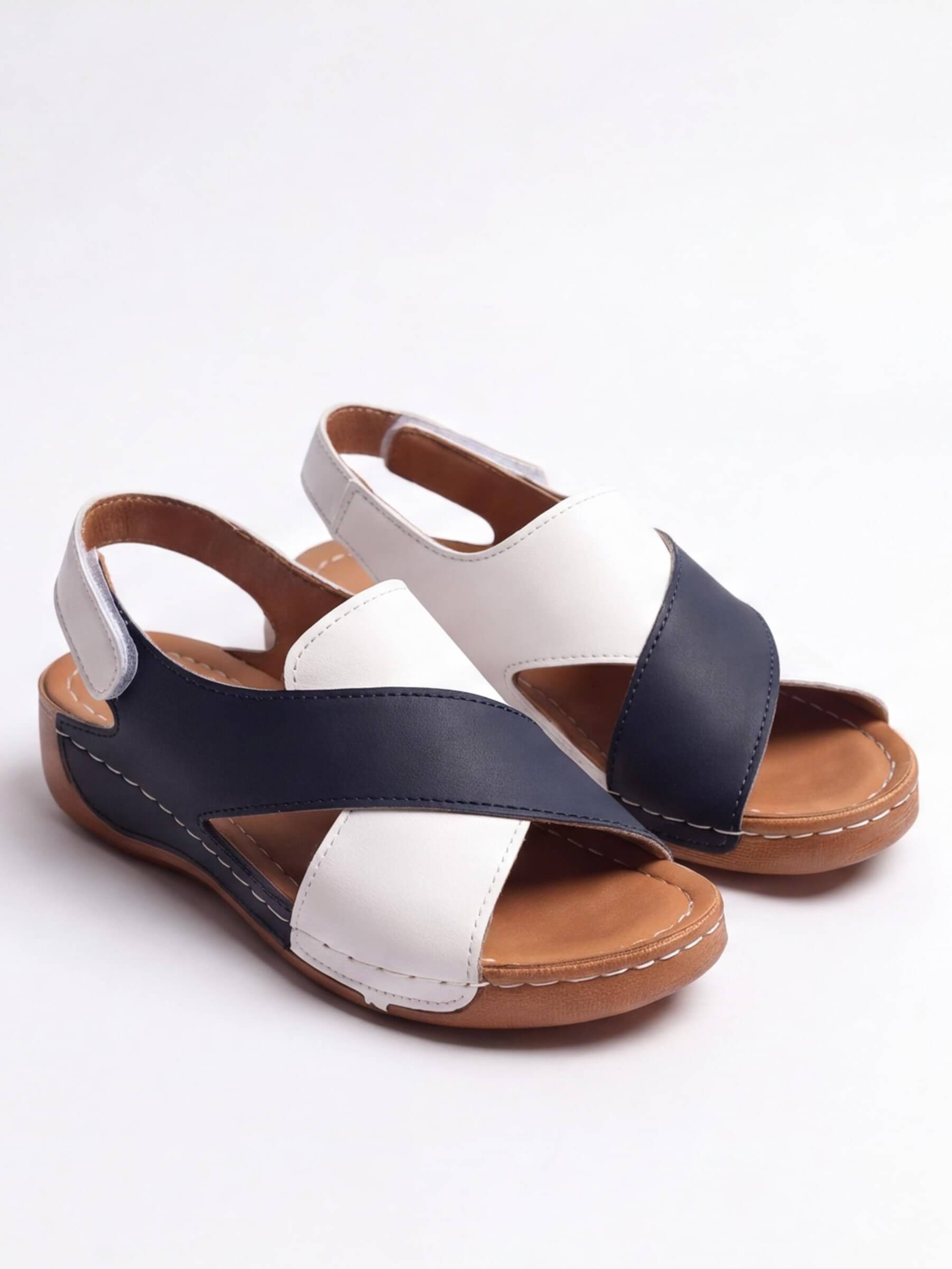 Women’s Cross-Strap Wedge Platform Sandals