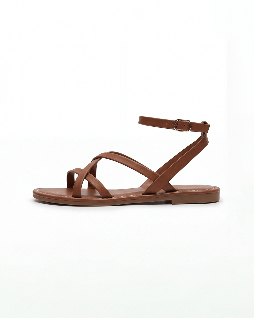 Women’s Crisscross Ankle-Strap Flat Sandals