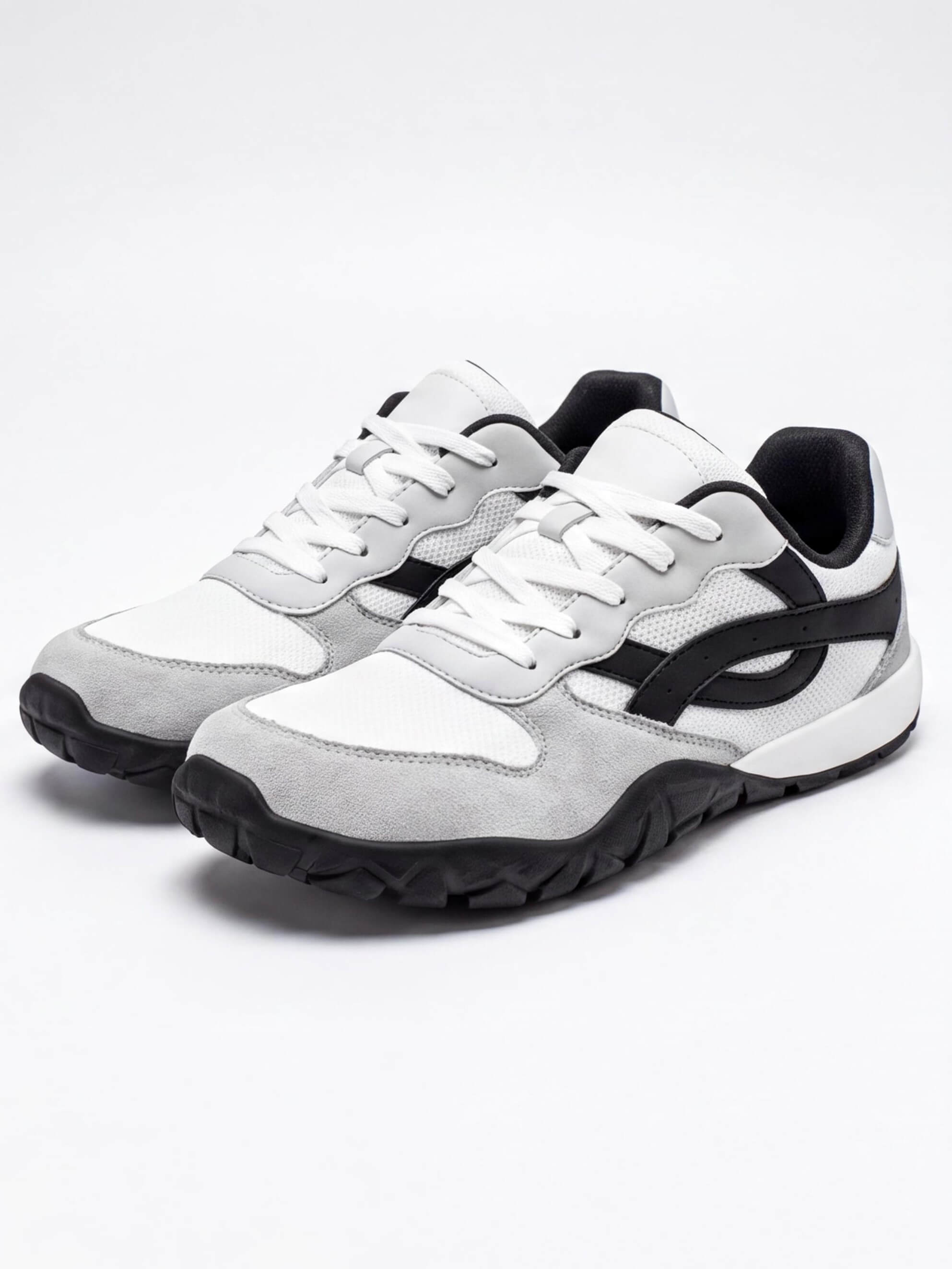 Women’s Retro Panelled Lace-Up Sneakers