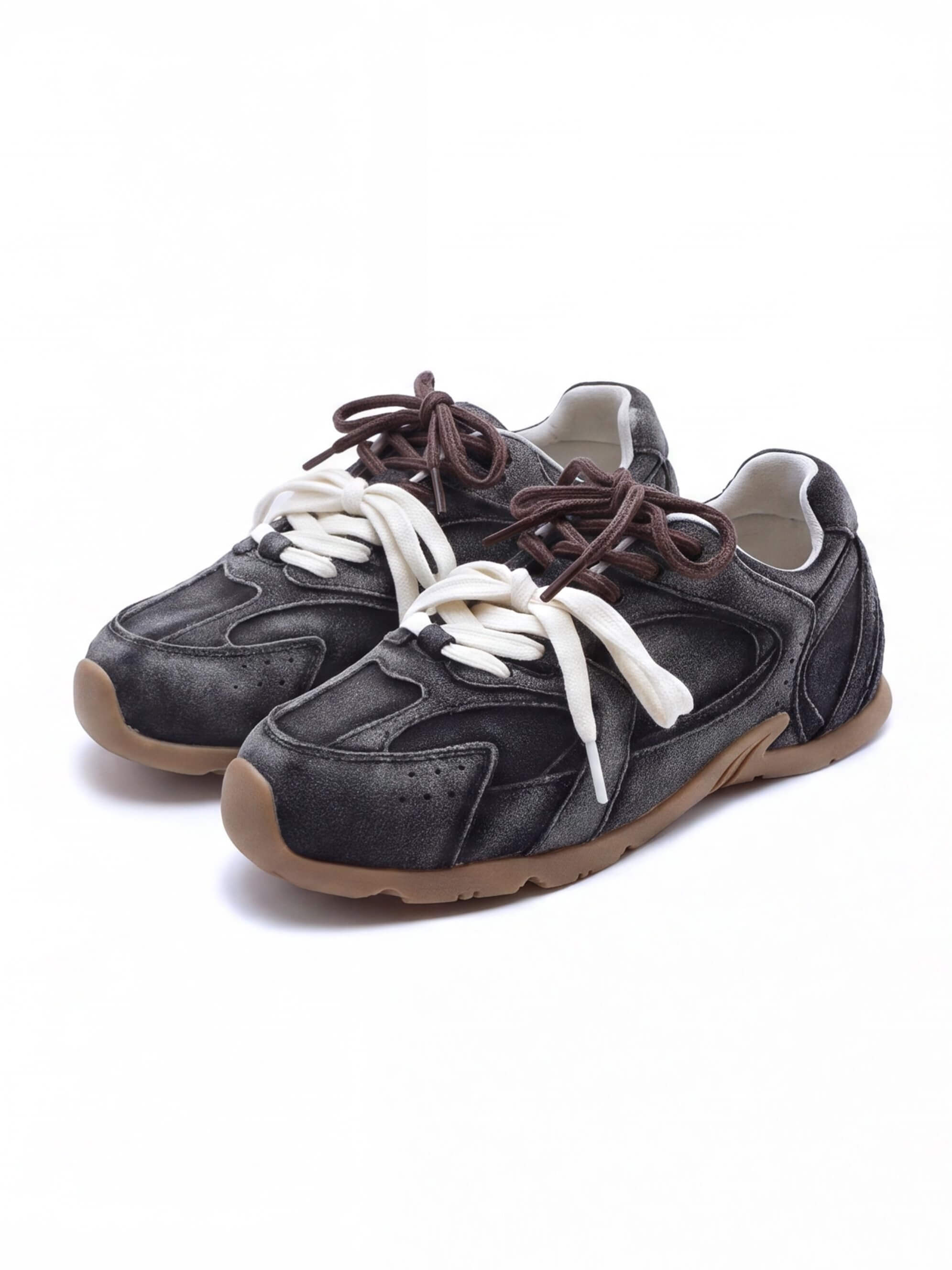 Women’s Retro Lace-Up Low-Top Fashion Sneakers