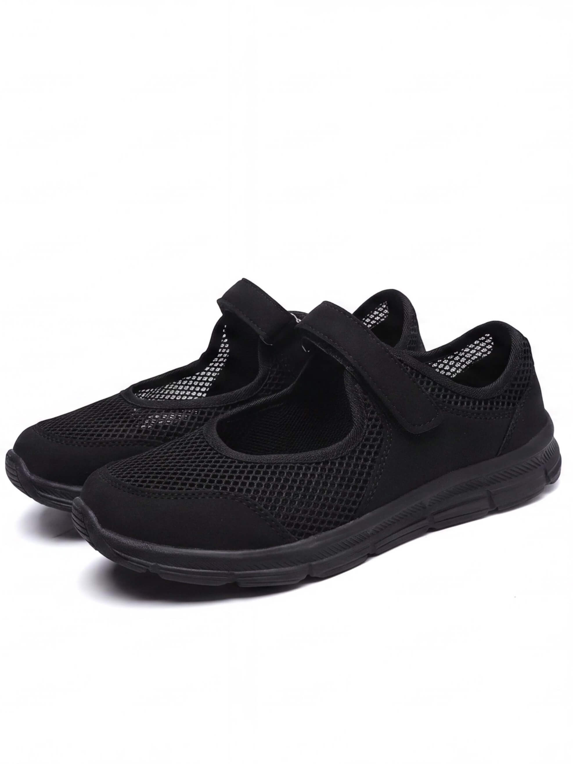 Women’s Mesh Mary Jane Strap Sneakers