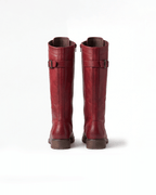 Women’s Lace-Up Knee-High Combat Boots