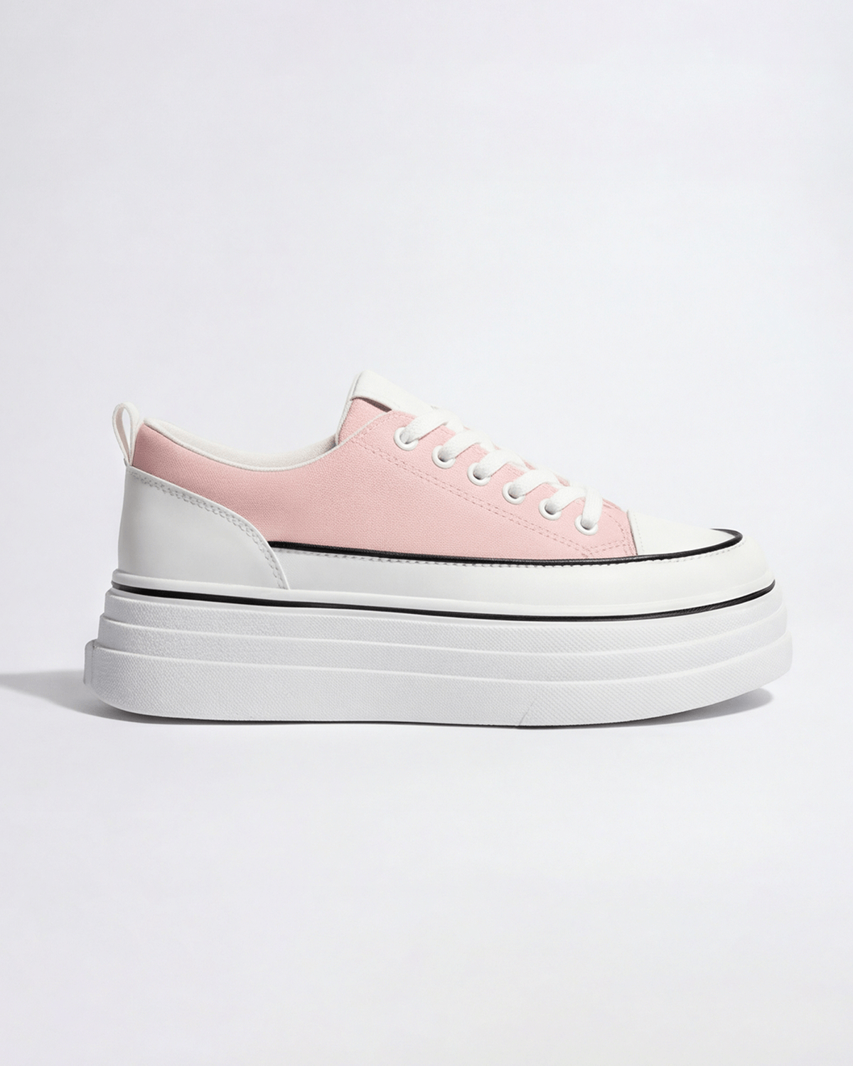 Women’s Platform Low-Top Lace-Up Sneakers