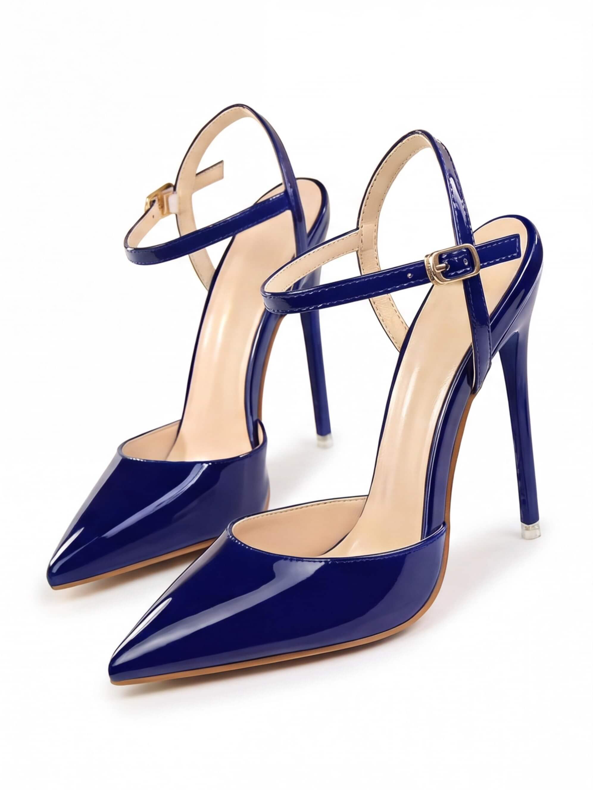 Women’s Pointed-Toe Ankle-Strap Stiletto Heels