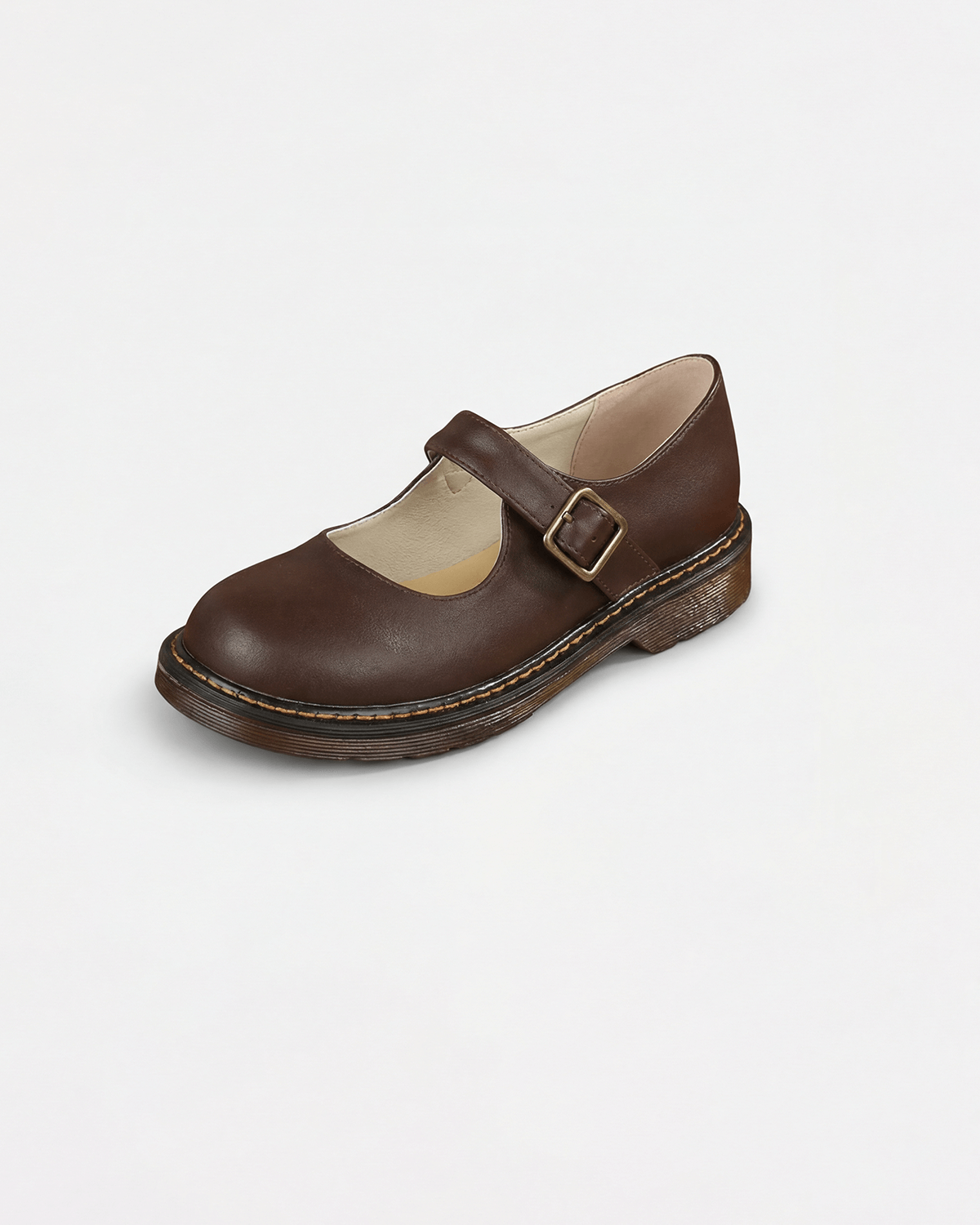 Women’s Mary Jane Flats with Buckle Strap