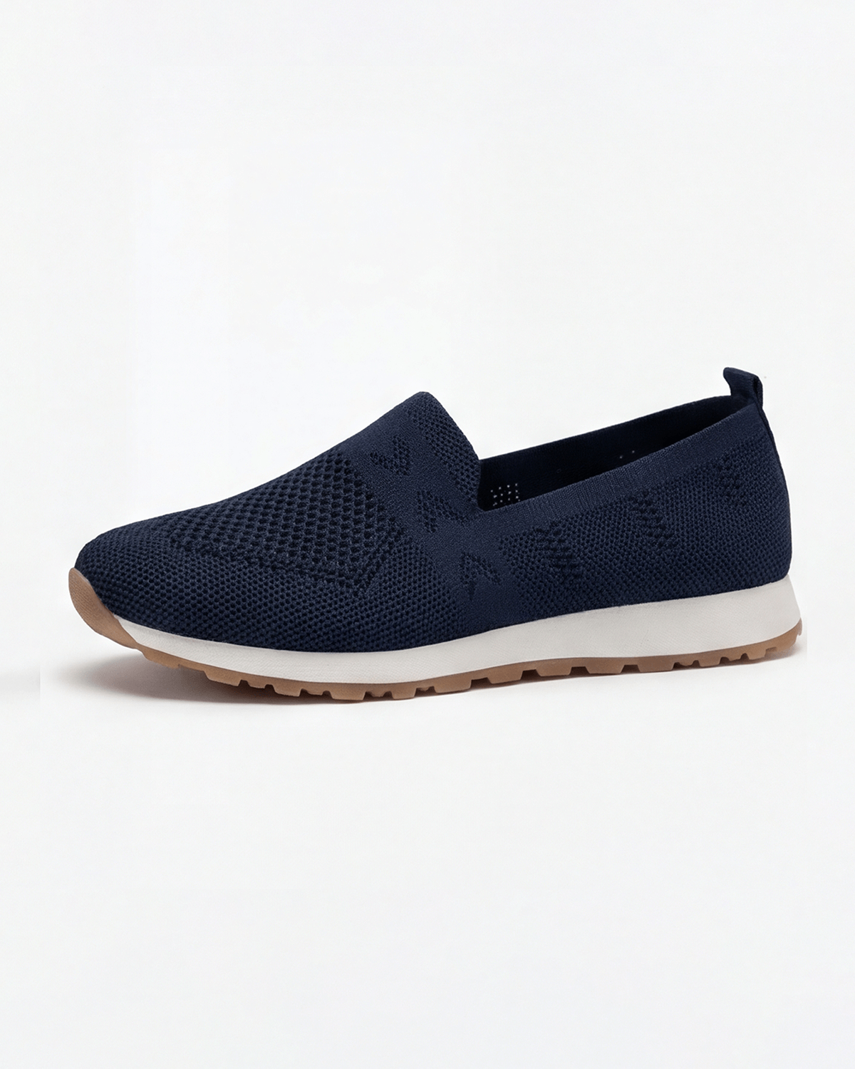 Women’s Knit Slip-On Casual Sneakers with Gum Sole