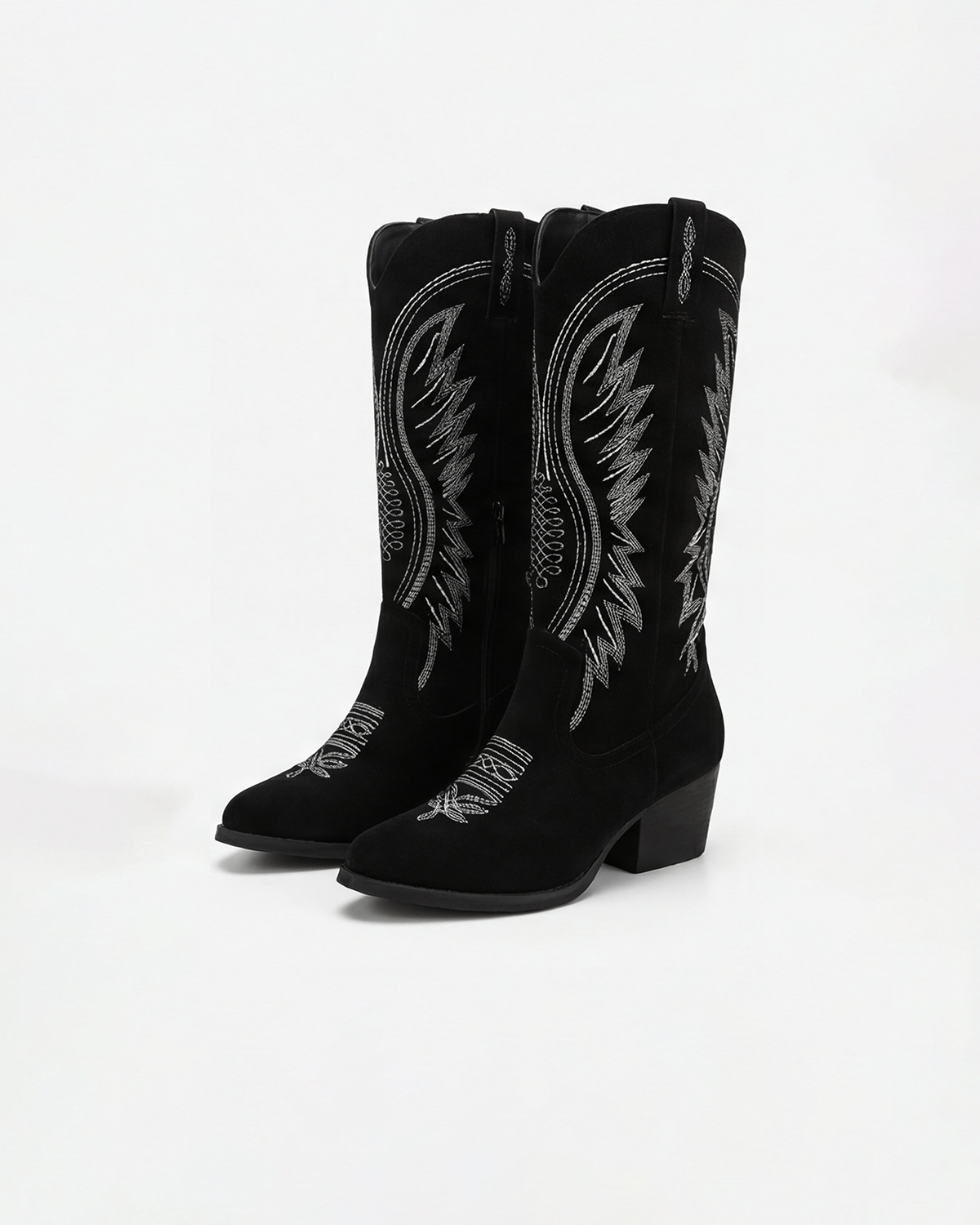 Women’s Western Embroidered Mid-Calf Boots