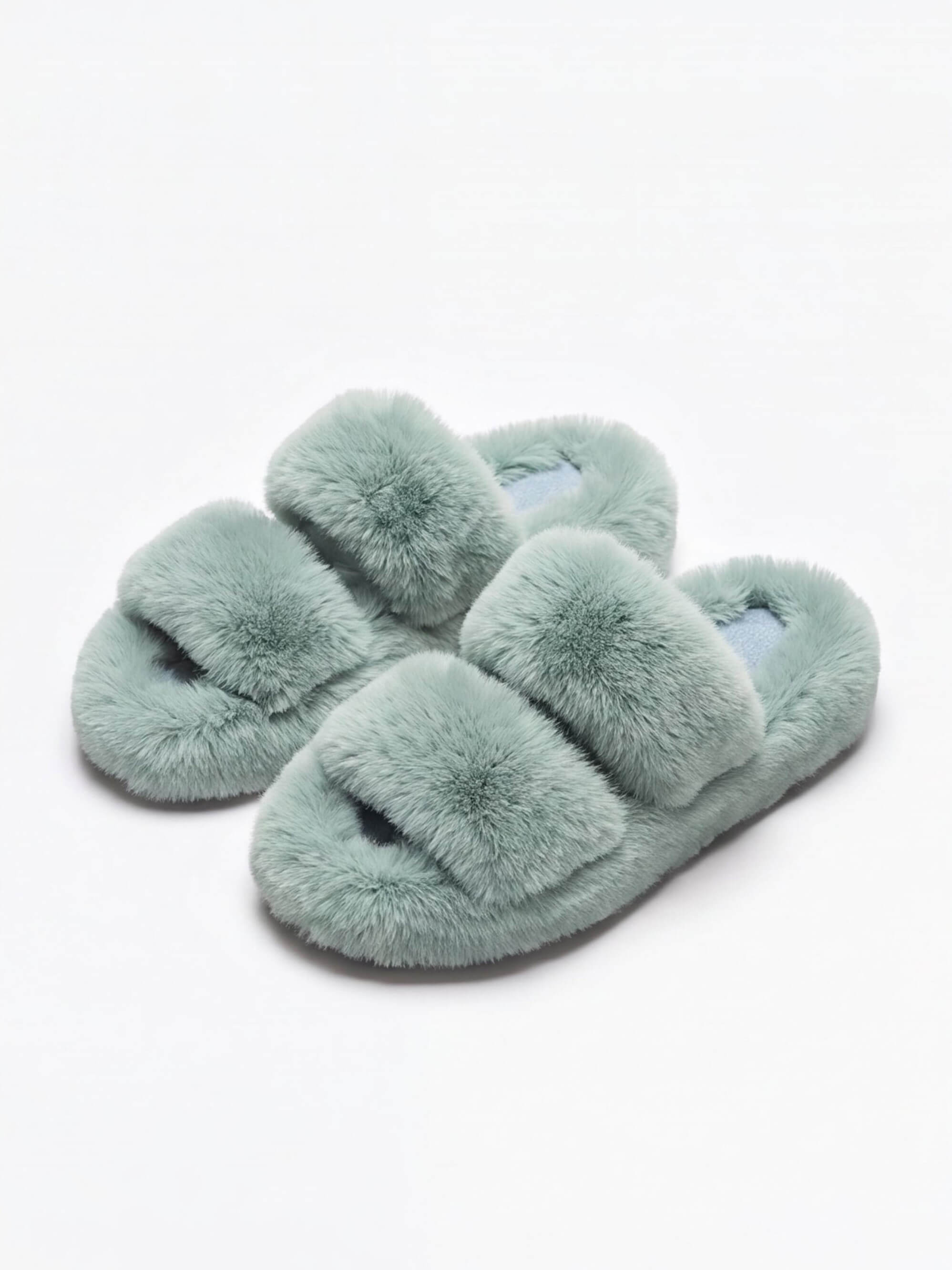 Women’s Plush Platform Sculpted-Sole Clogs