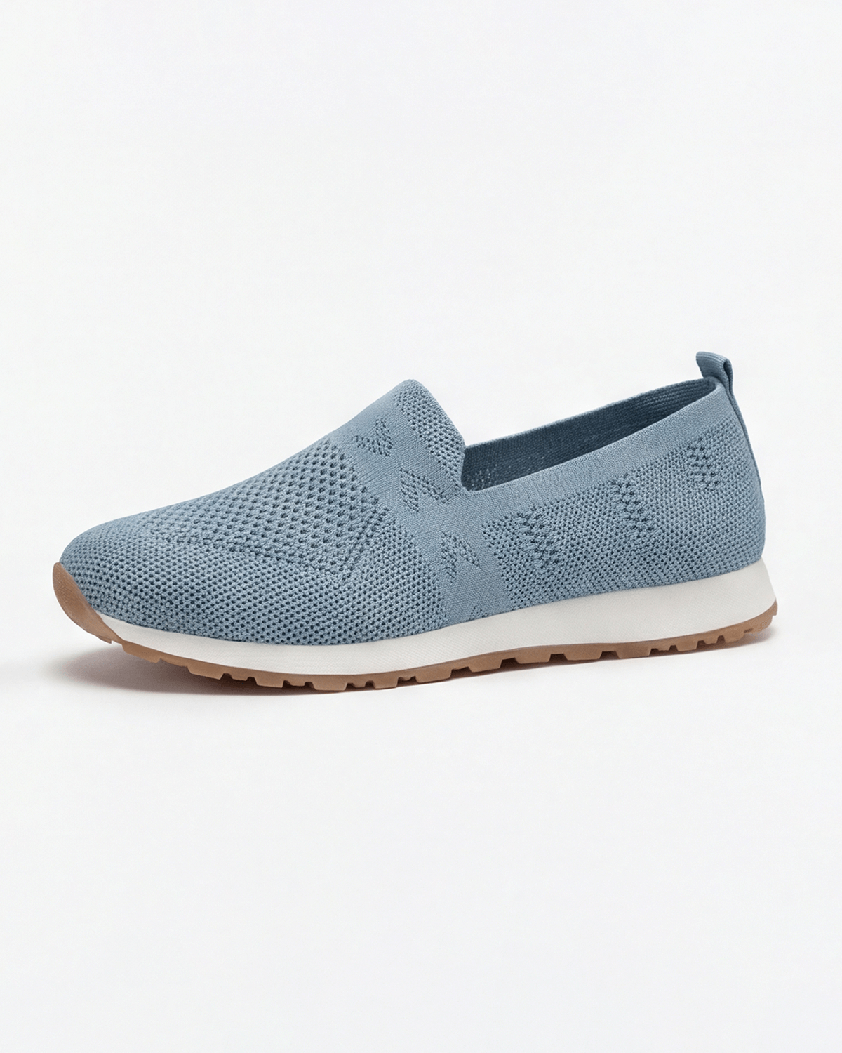 Women’s Knit Slip-On Casual Sneakers with Gum Sole