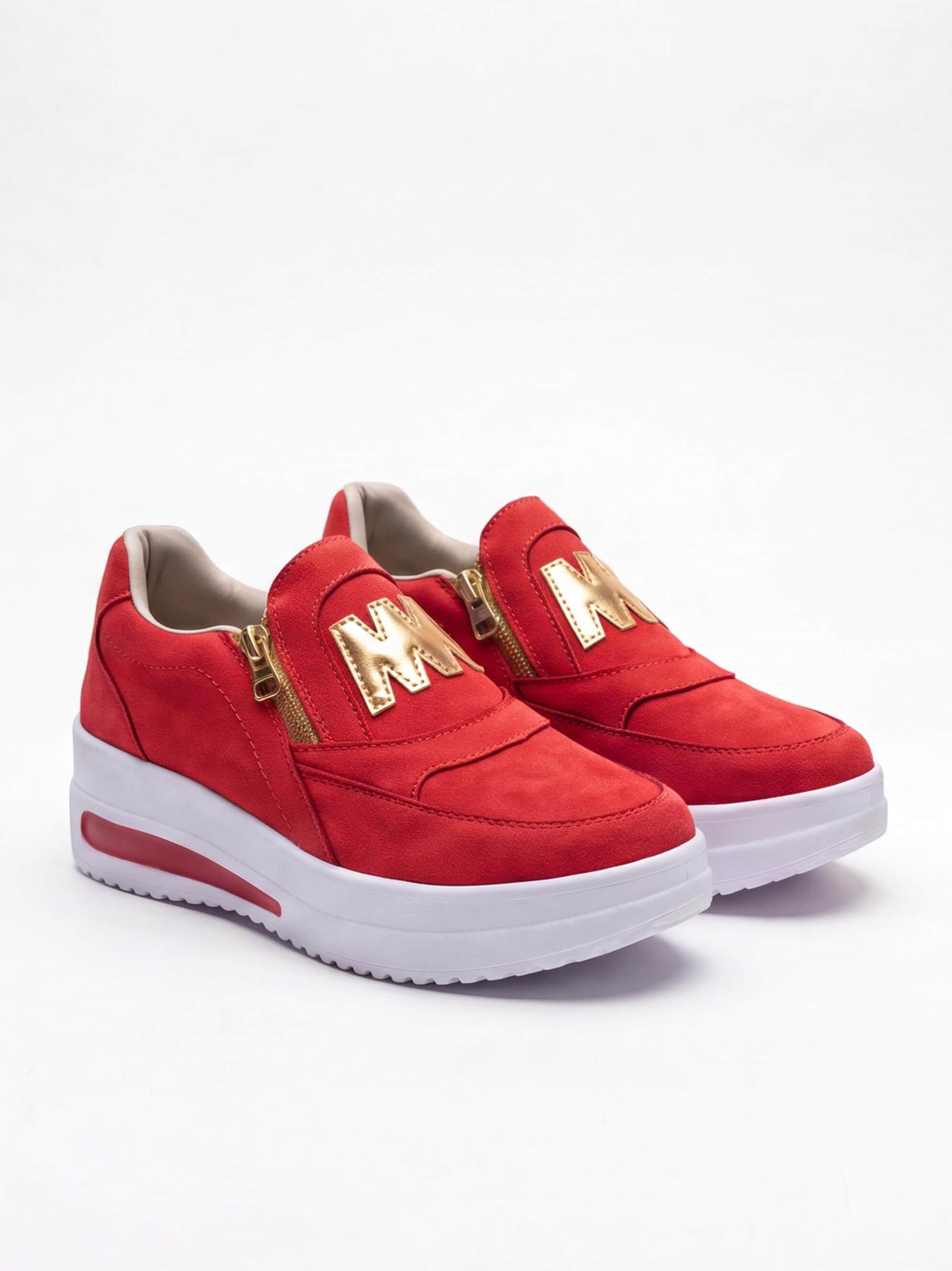 Women’s Side-Zip Slip-On Fashion Sneakers
