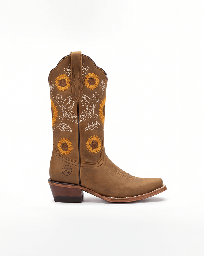 Women’s Sunflower Embroidered Western Boots