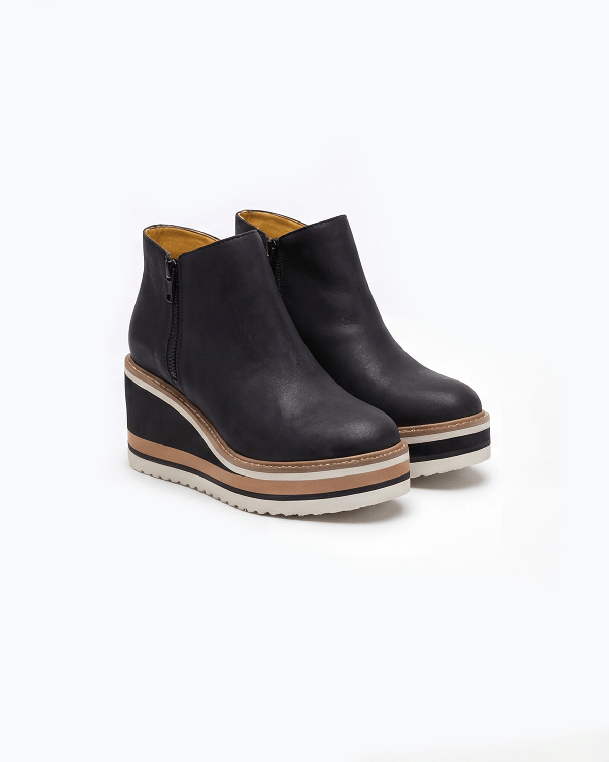 Women’s Side-Zip Platform Ankle Boots