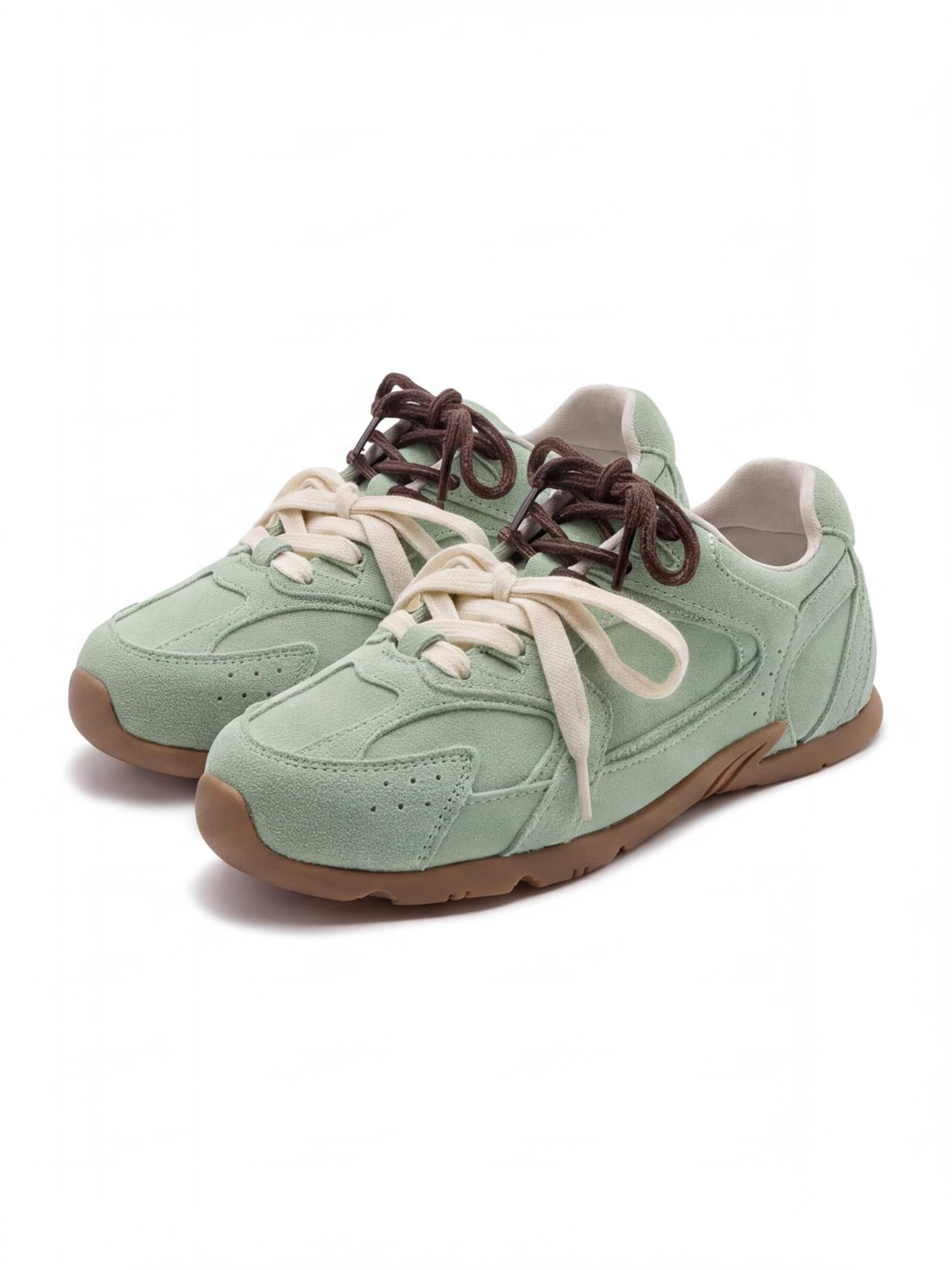 Women’s Retro Lace-Up Low-Top Fashion Sneakers
