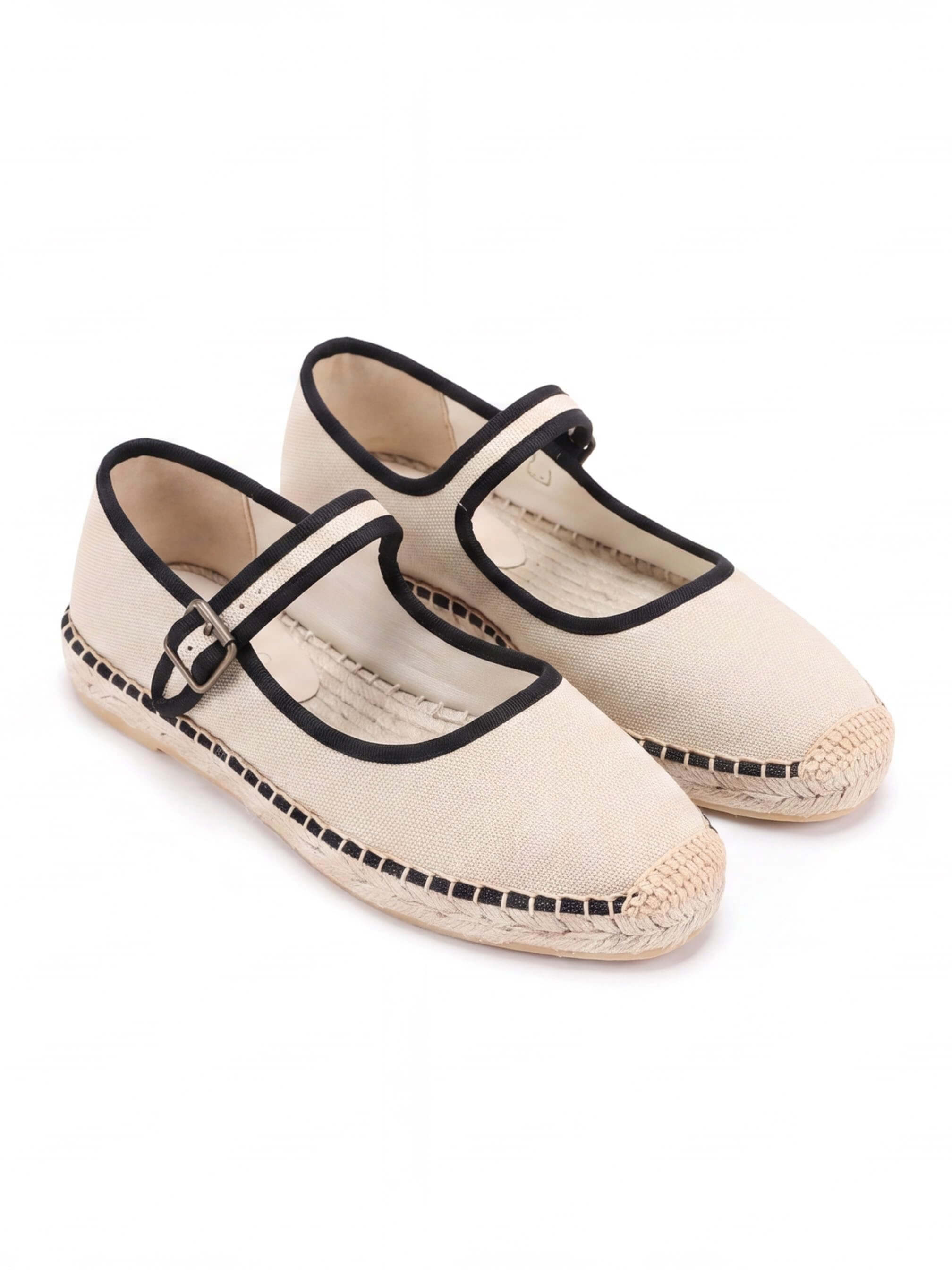Women’s Espadrille-Inspired Mary Jane Flats