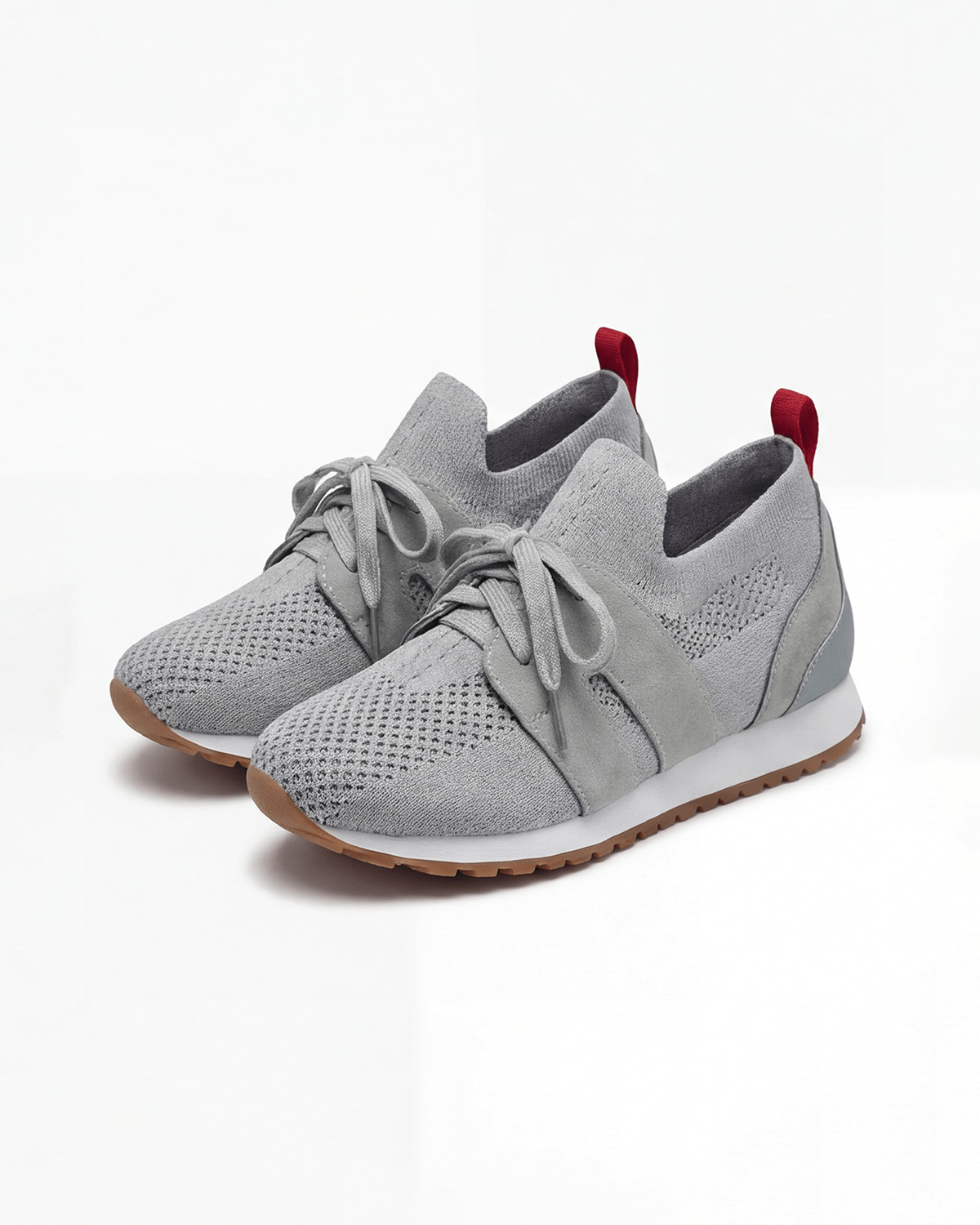 Women’s Knit Lace-Up Casual Sneakers