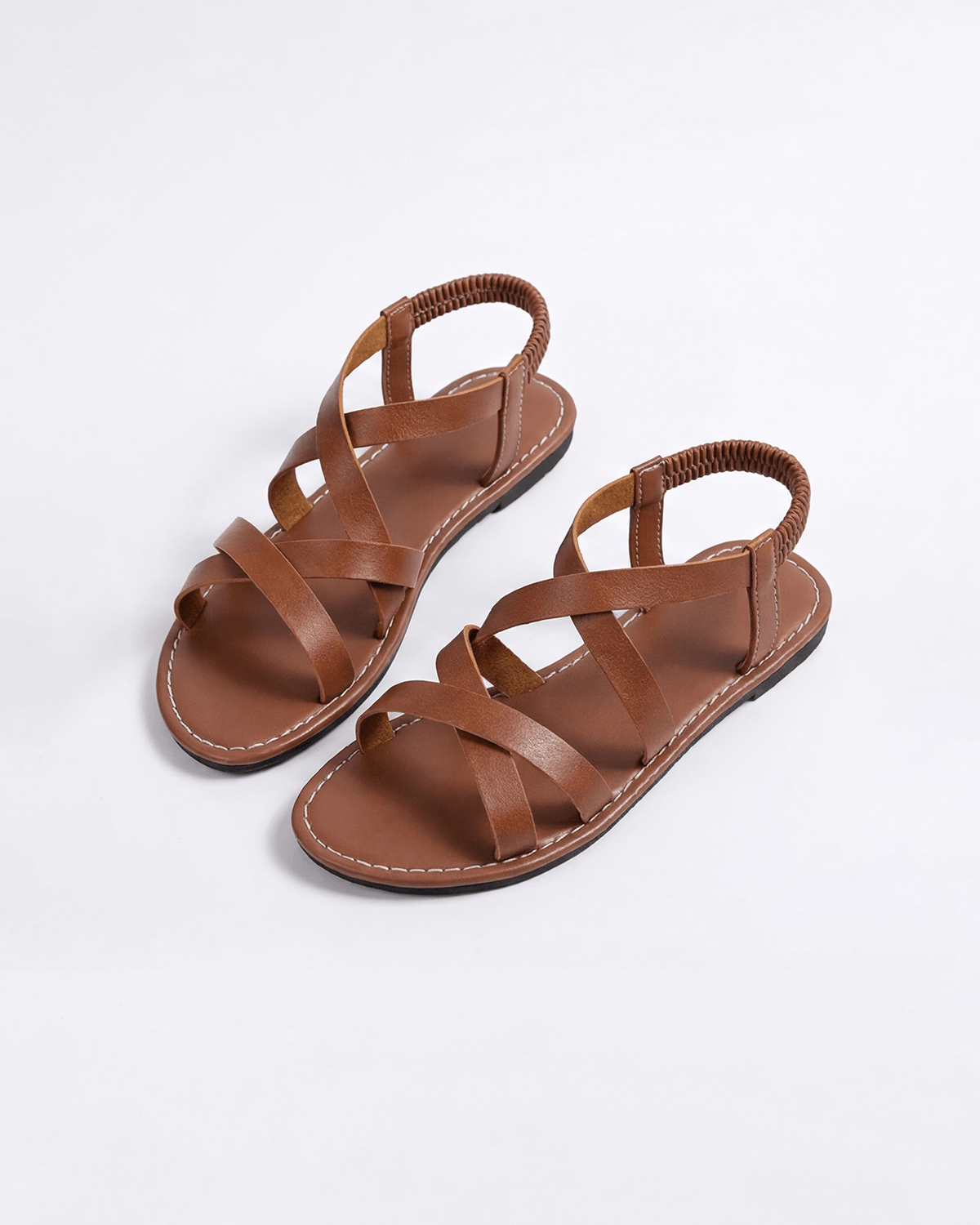 Women’s Strappy Caged Flat Sandals