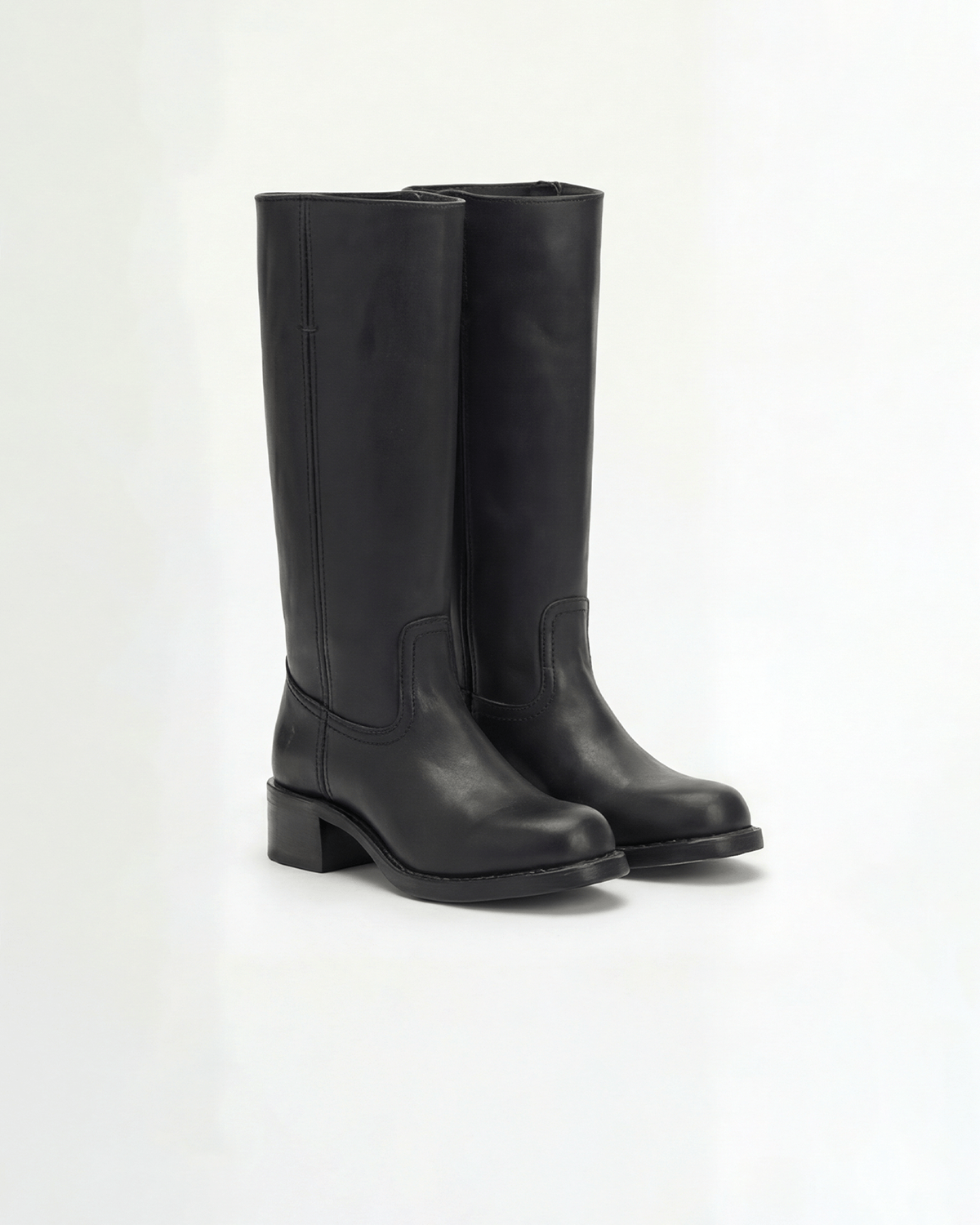 Women’s Knee-High Boots with Block Heel