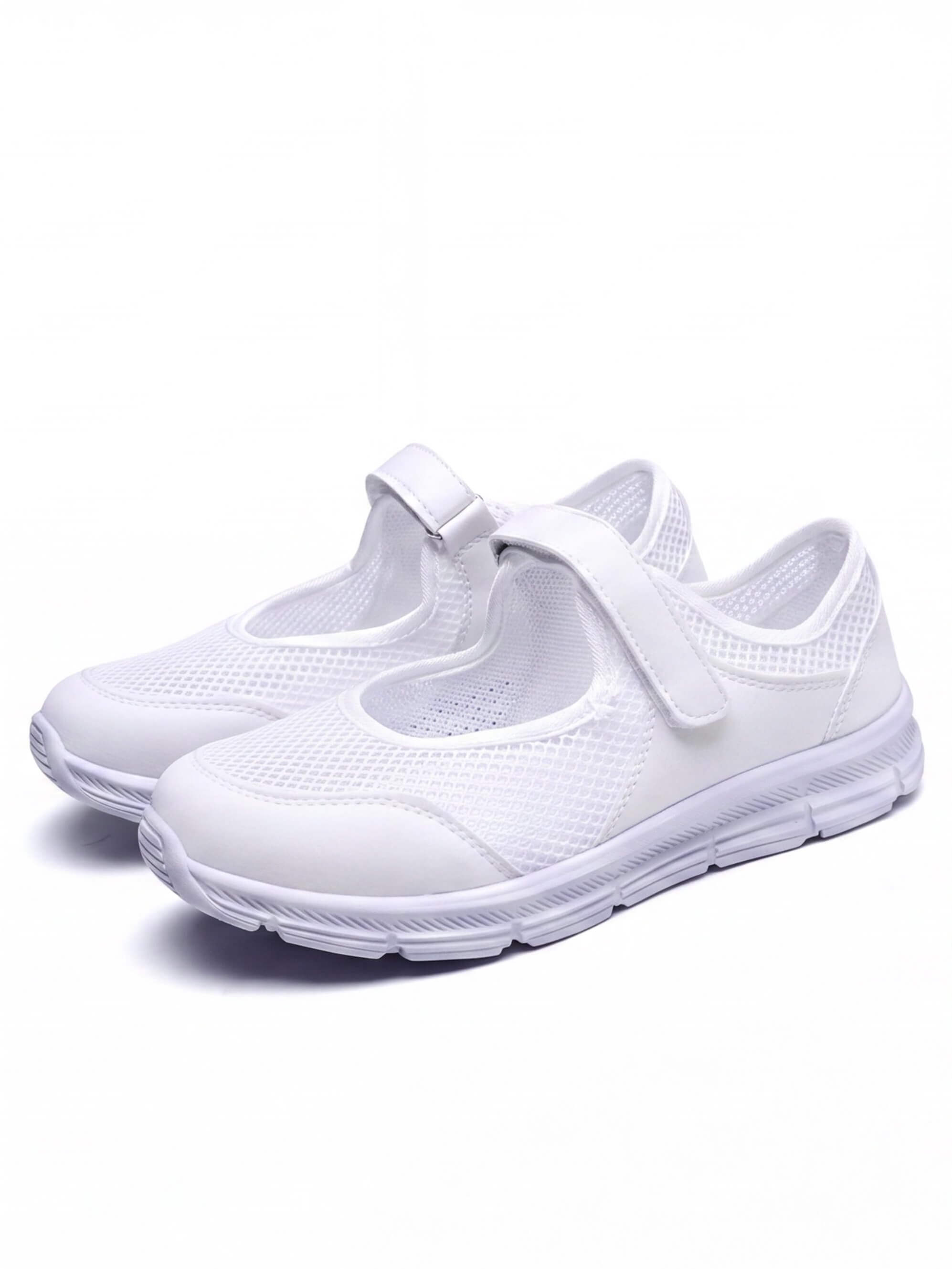 Women’s Mesh Mary Jane Strap Sneakers