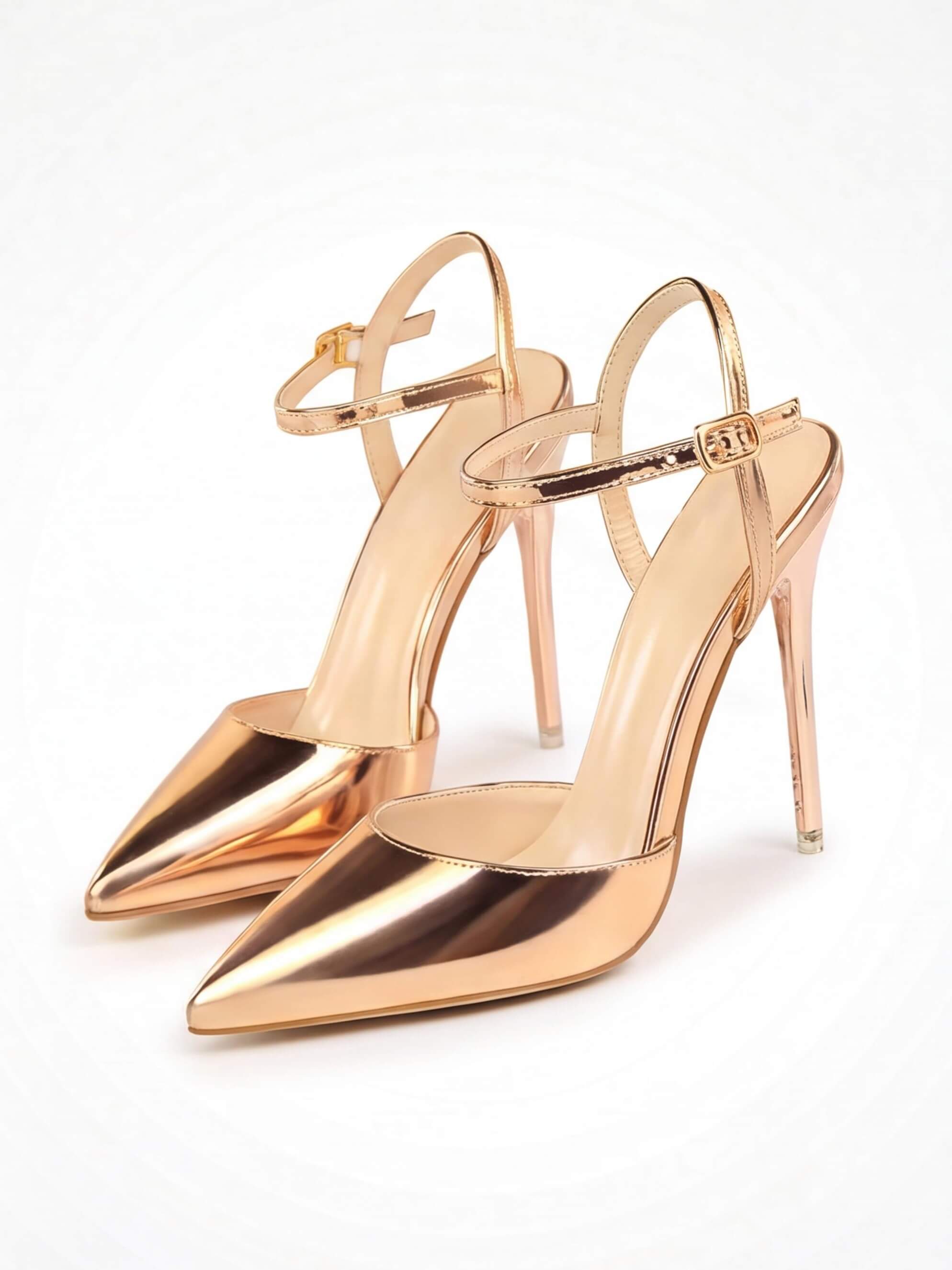 Women’s Pointed-Toe Ankle-Strap Stiletto Heels