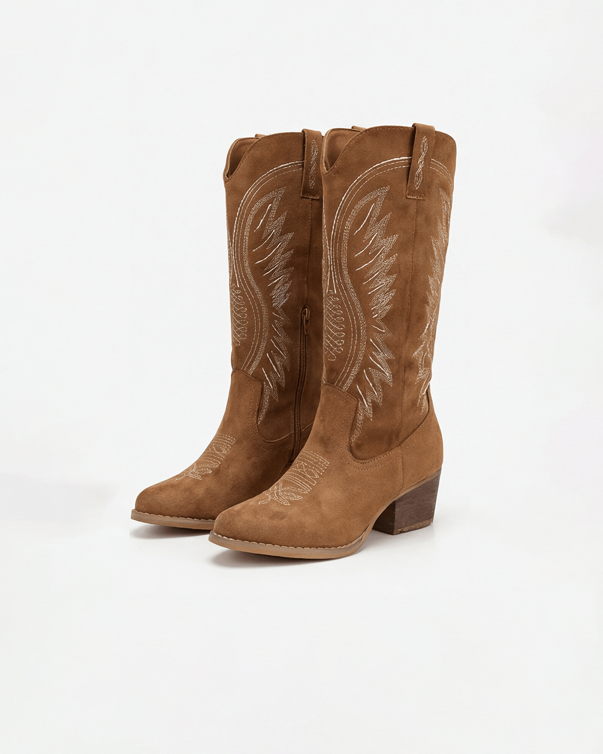 Women’s Western Embroidered Mid-Calf Boots