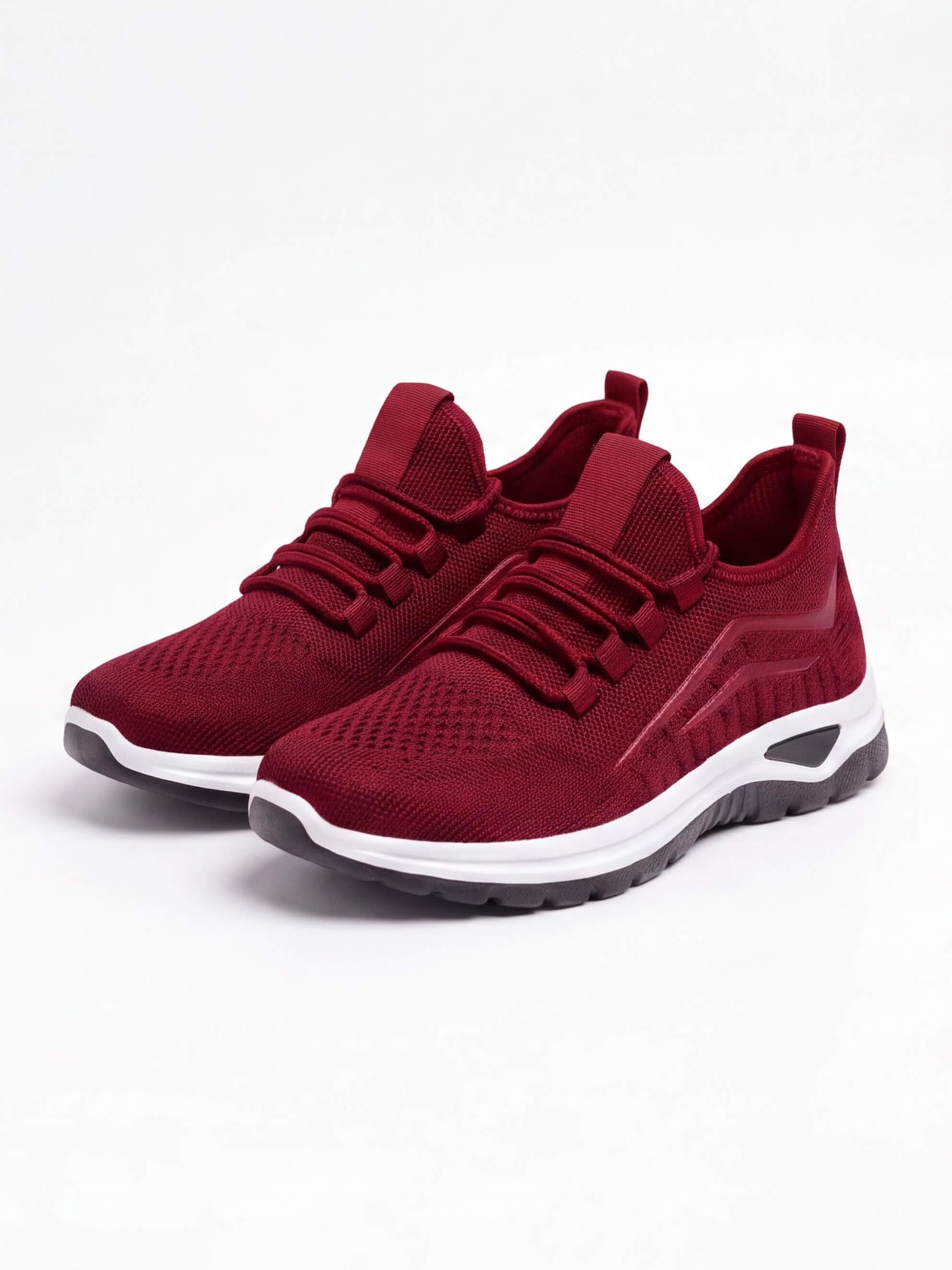 Women’s Knit Lace-Up Low-Top Sneakers