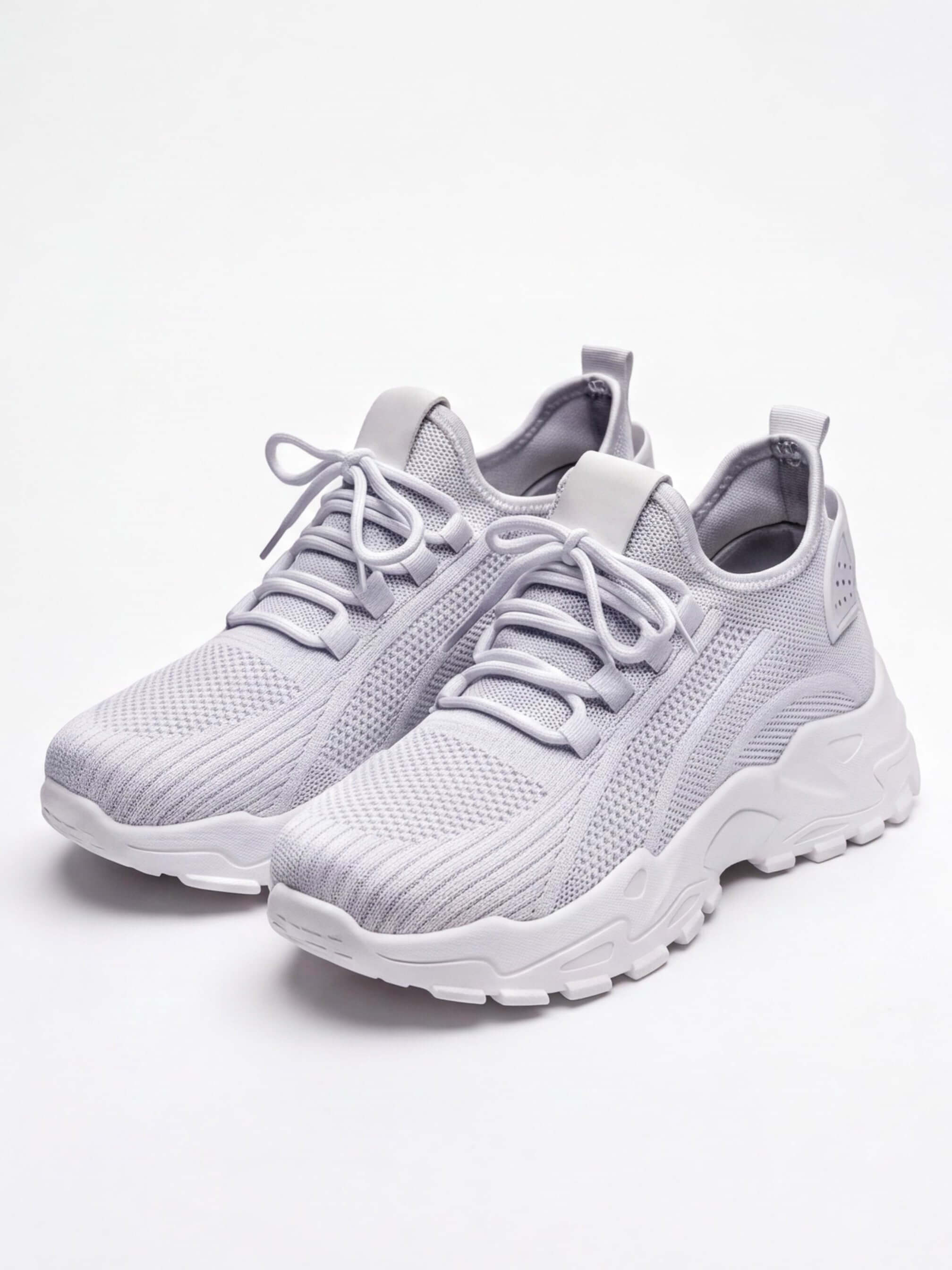 Women’s Chunky Knit Lace-Up Sneakers
