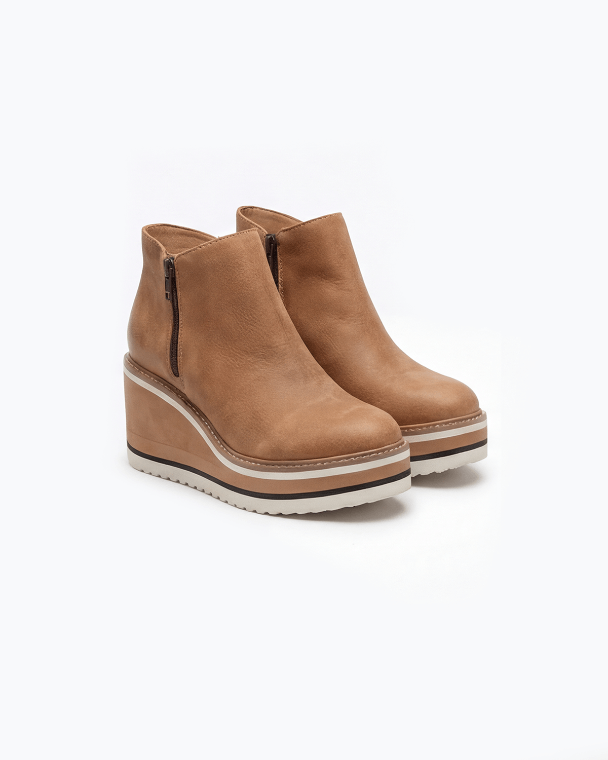 Women’s Side-Zip Platform Ankle Boots