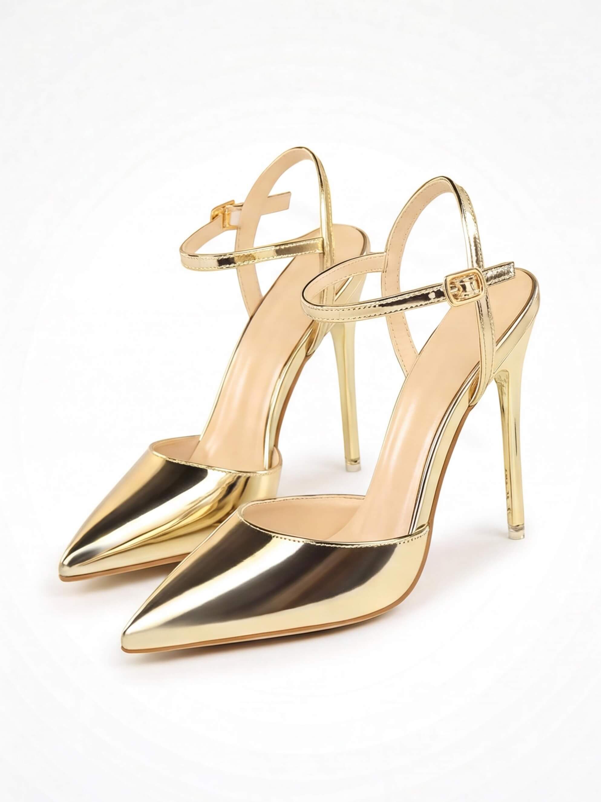 Women’s Pointed-Toe Ankle-Strap Stiletto Heels