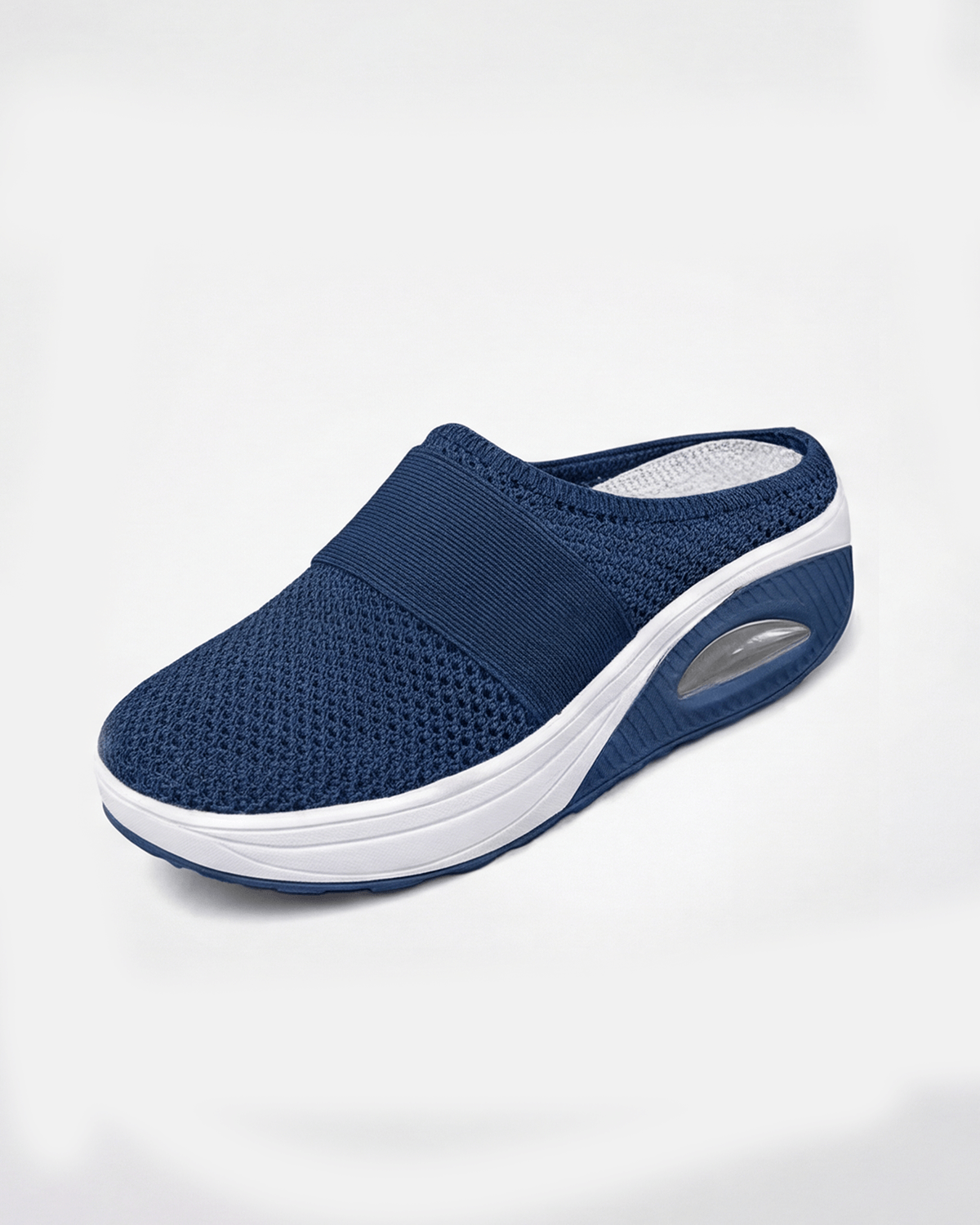 Women’s Stretch Strap Knit Slip-On Mule Sneakers