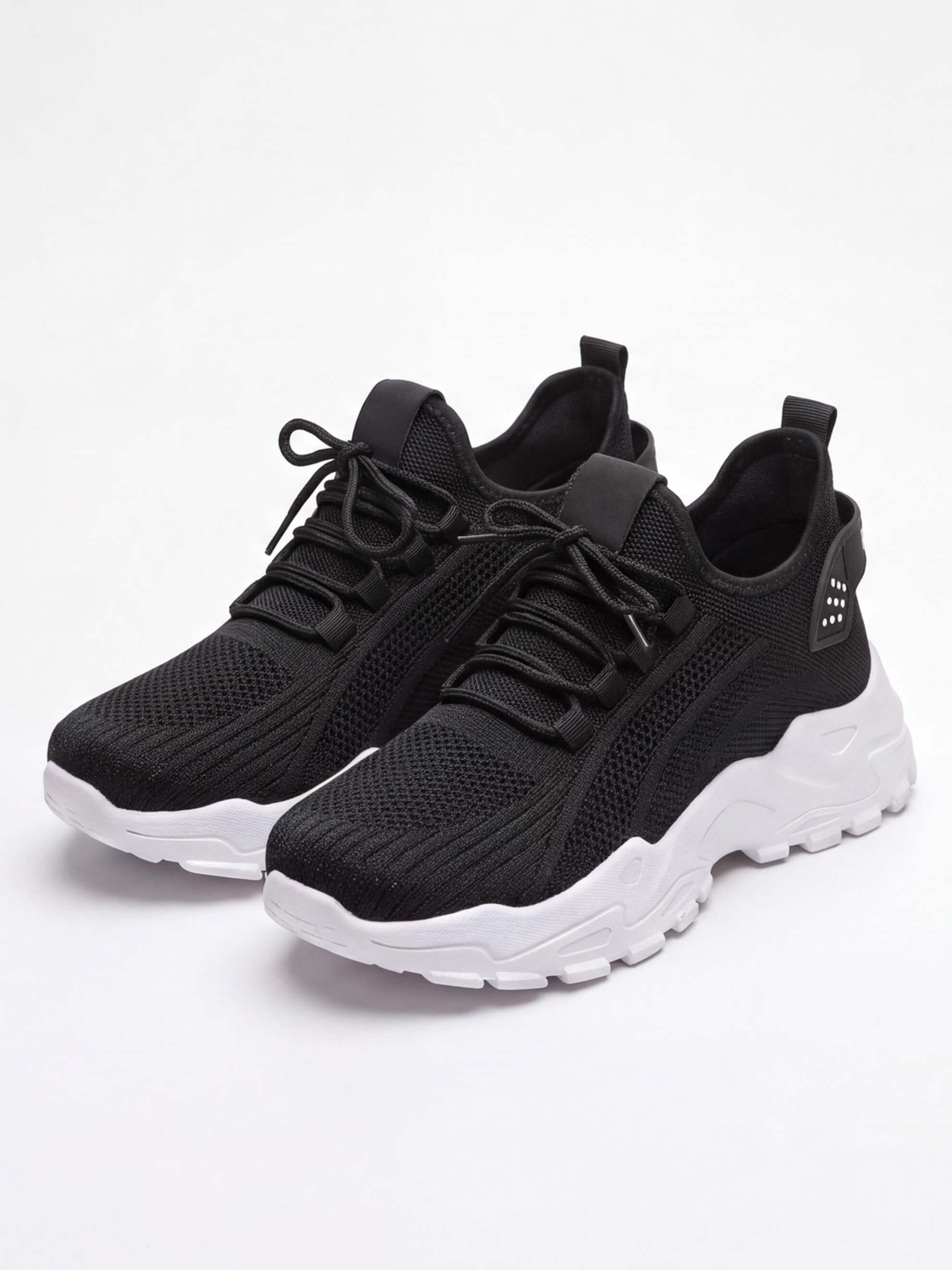 Women’s Chunky Knit Lace-Up Sneakers