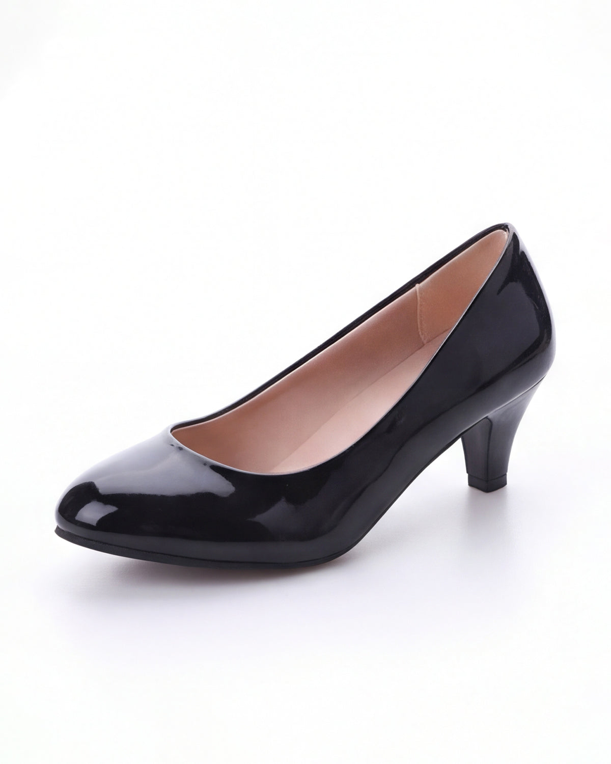 Women’s White Kitten Heel Pumps