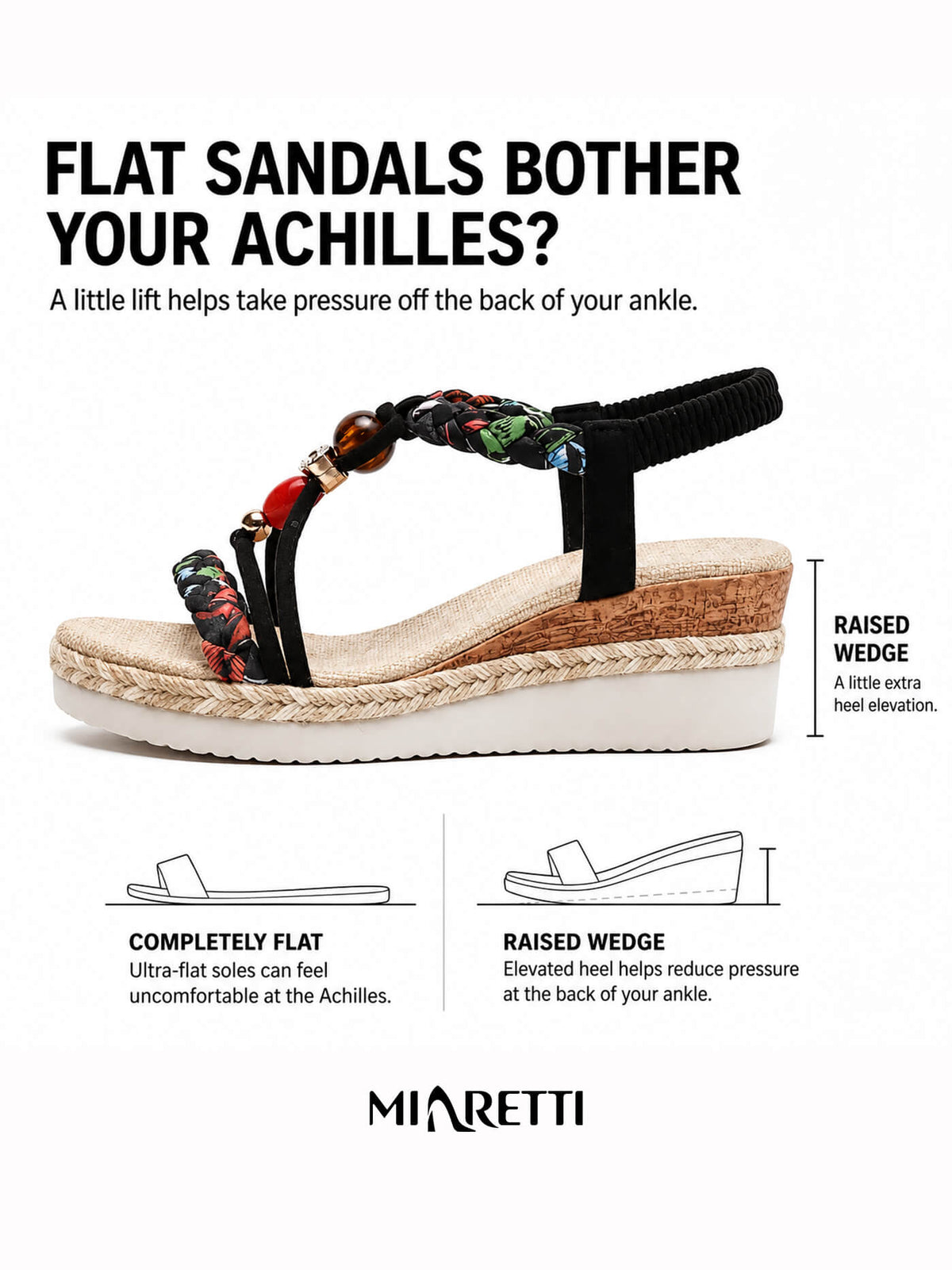 Women's Espadrille-Style Platform Wedge Sandal