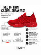 Women’s Chunky Knit Lace-Up Sculpted Sole Sneakers
