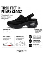 Women’s Mesh Slingback Thick Sole Walking Clogs
